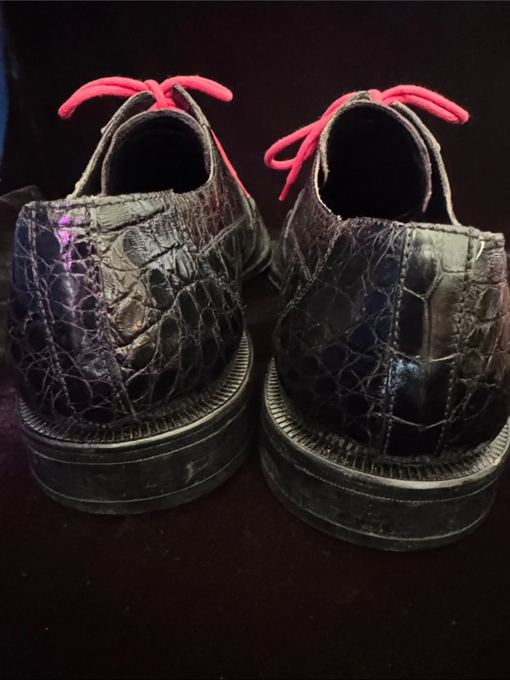 DAVID EDEN Alligator & Lizard Dress Derby’s
